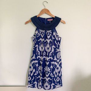 Vineyard Vines Blue and White Patterned Dress